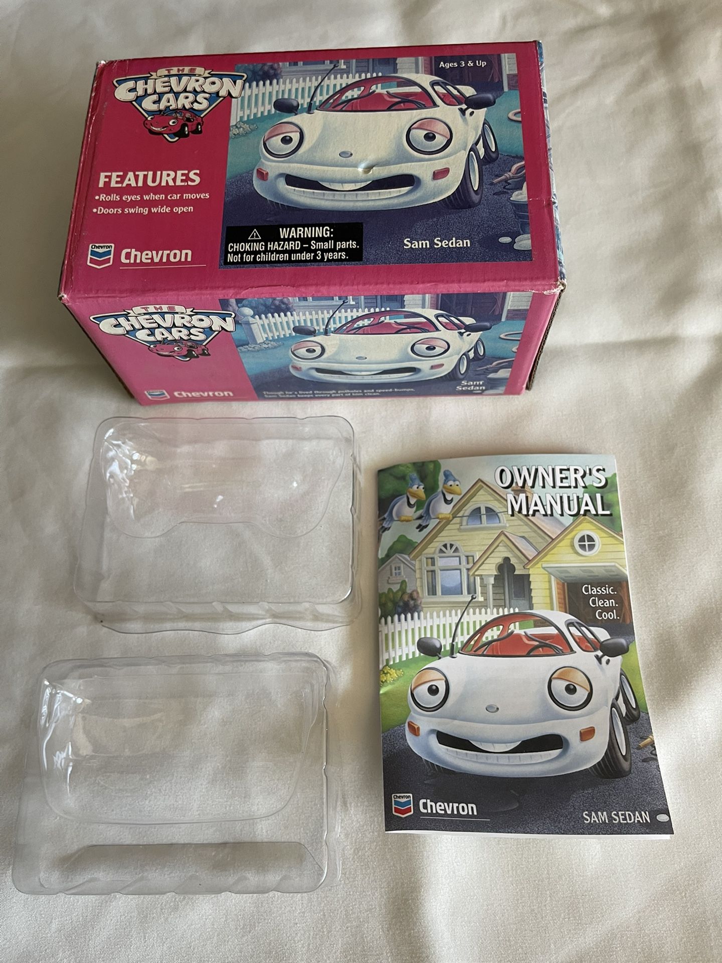Collectible Chevron Car - Box Only With Moldings And Manual