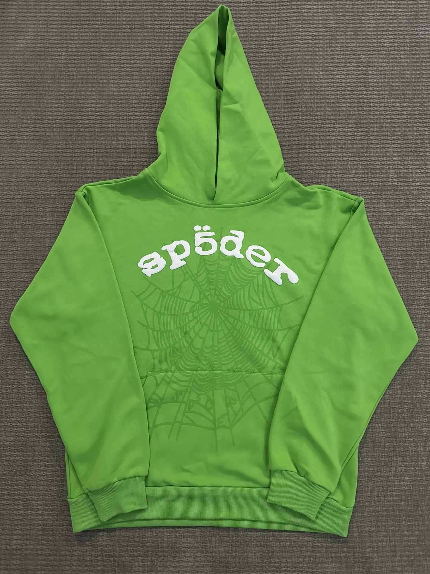 Sp5der OG Web Hoodie Green