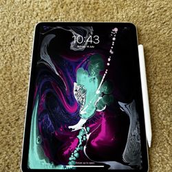 iPad Pro 11 2018 With Apple Pen Gen 2 