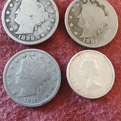 4 Coins For Sale