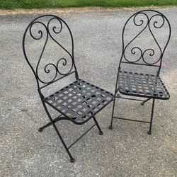Metal Folding Patio Chairs 