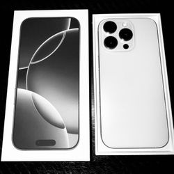 Apple iPhone 16 Pro 256gb White Great Condition original Box Included  