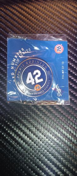 Dodgers Retired Numbers Pins