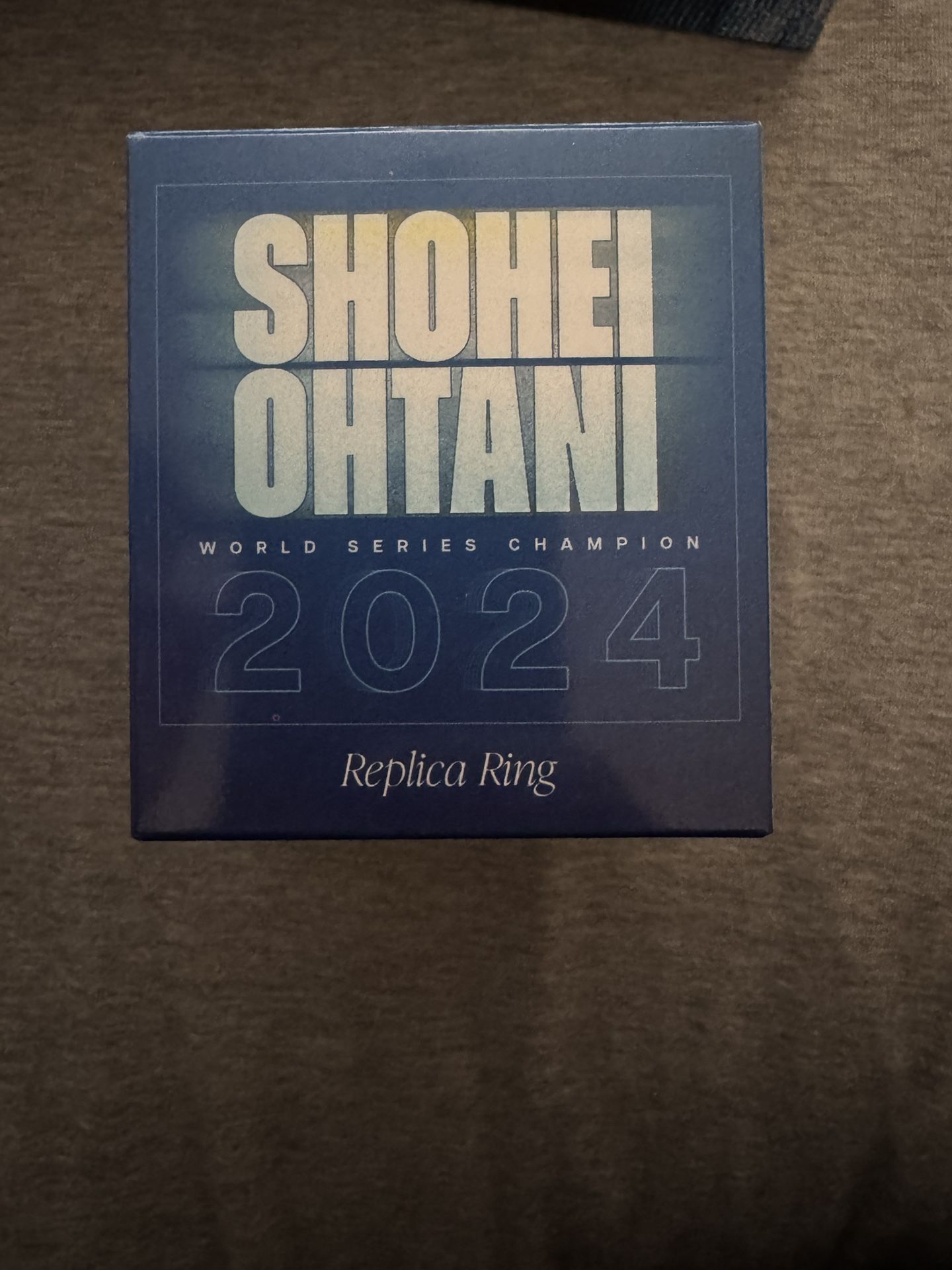 Ohtani World Series Ring