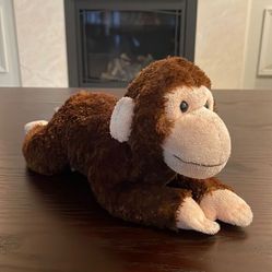 Aurora Chimpanzee Monkey Plush Toy Stuffed Animal Great Condition 15” inches 