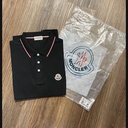 Black Moncler Polo