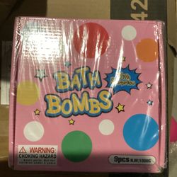 9 Pack Bath Bombs for Kids with POKÉMON Surprise Inside