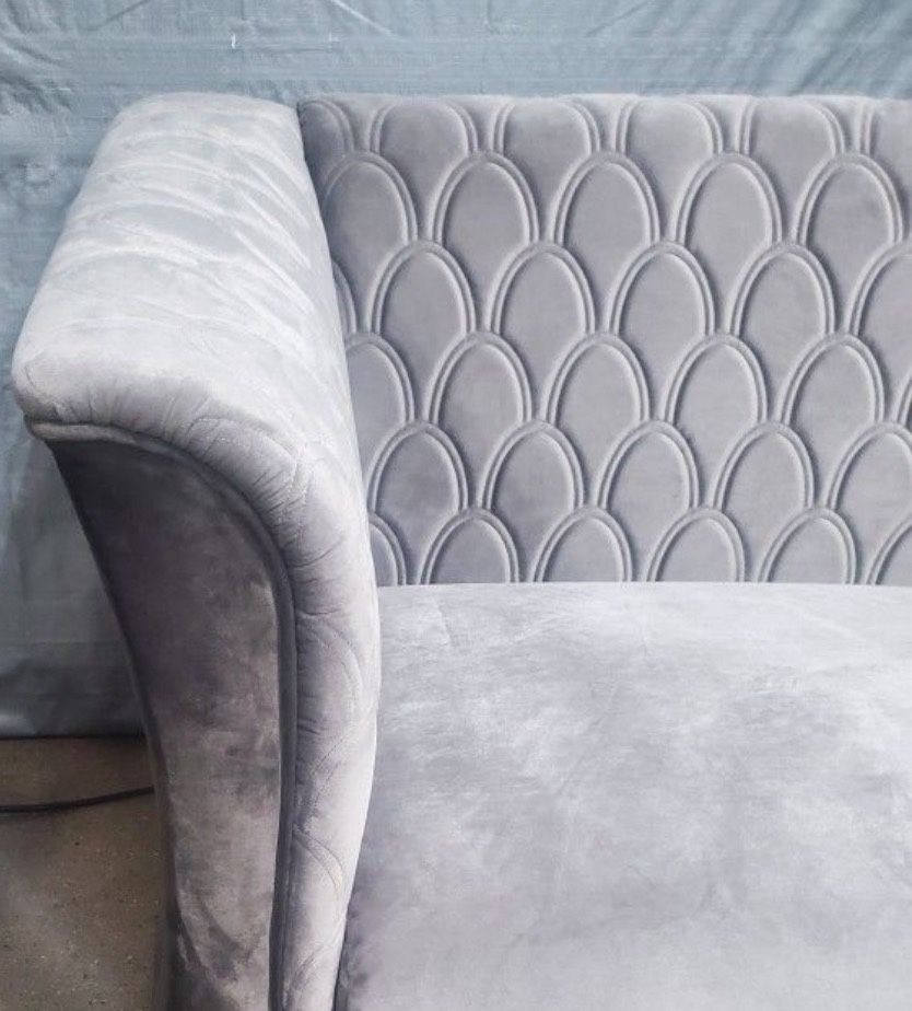 New Modern Grey 3 Seater Sofa