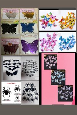 Butterflies Pack Of 12/10…$2 Or 3x$5