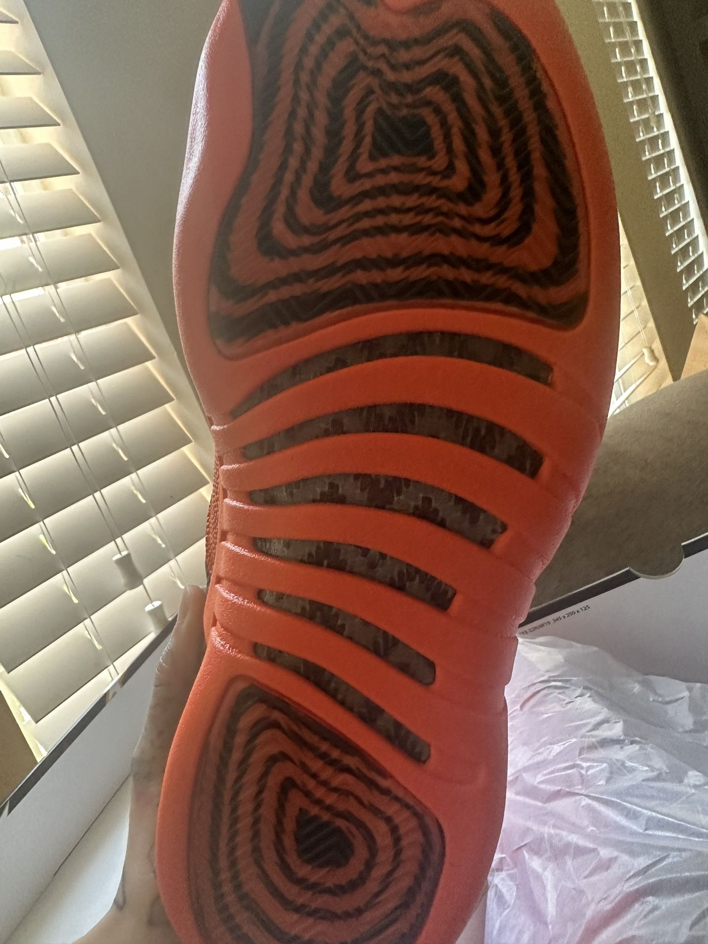 Jordan 12 Black And Orange Size 9.5 & 10.5  Shoes