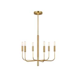 MODERN MINIMALIST BRIANNA 6 LIGHTS WIDE CHANDELIER 
