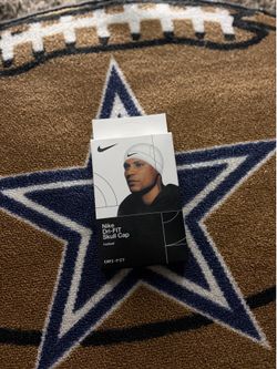 White Nike skull cap