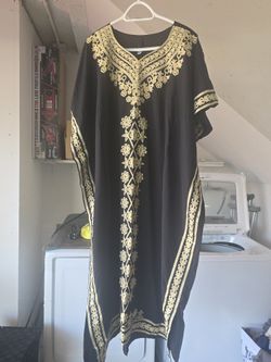 Embroidered Bohemian Dress