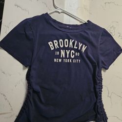 Cute Navy Blue Shirt 