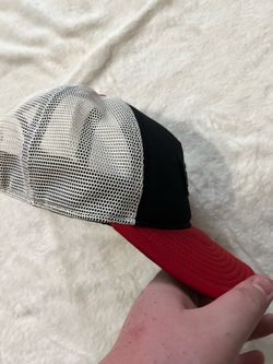 Air Jordan hat black and red