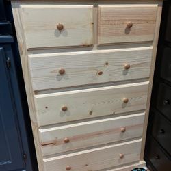 Duplex Jumbo Pinewood Natural Dresser Cajonera Comoda Drawer 