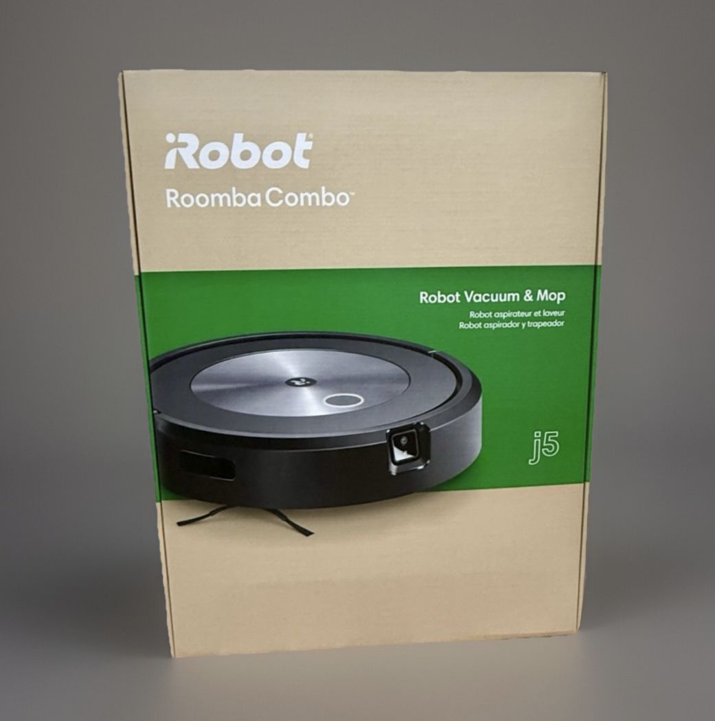 New iRobot Roomba j517020 Combo j5 Robot Vacuum And Mop With Smart Mapping