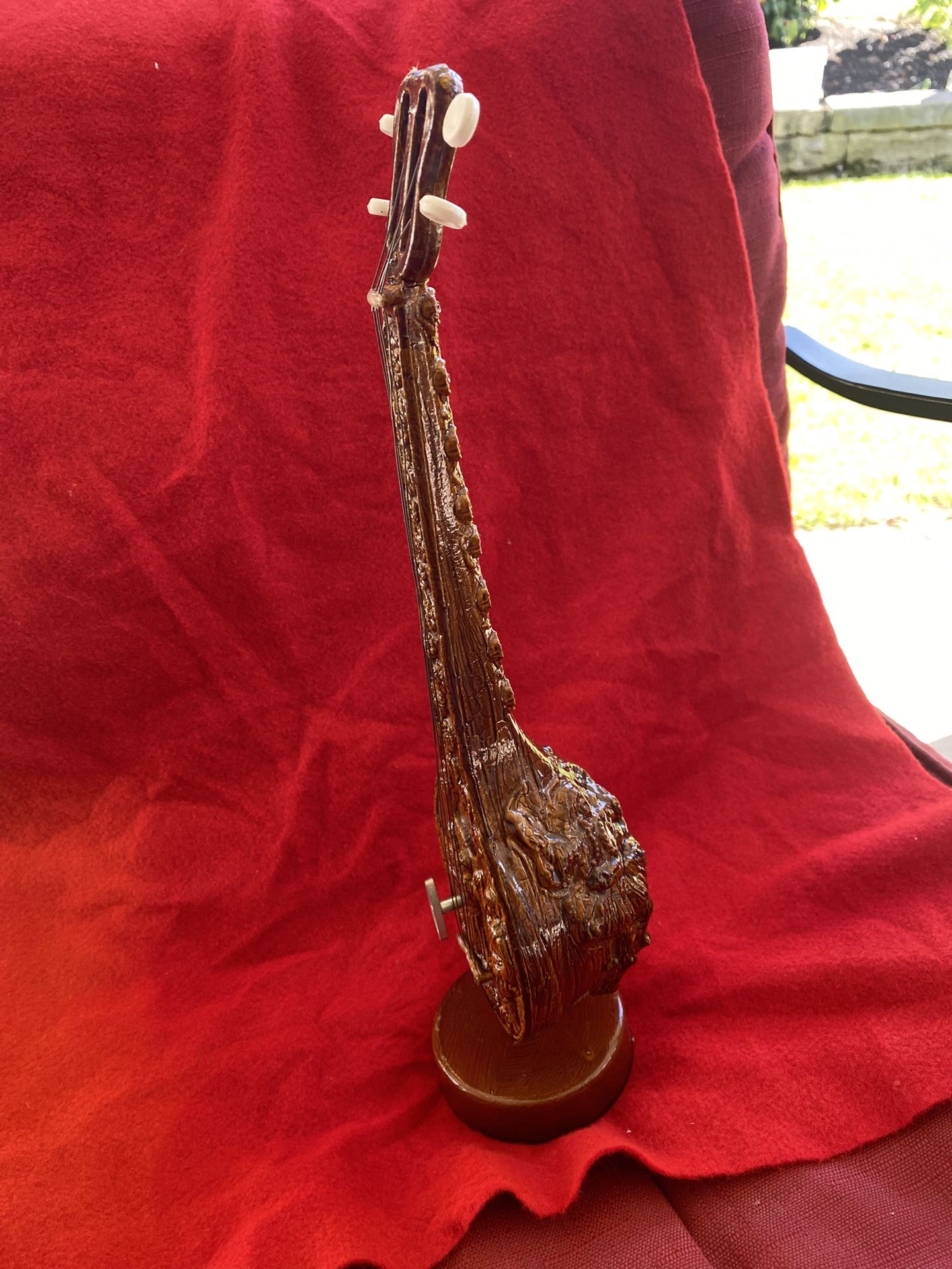 12.5 Inch Without Base Sirtaki Greek Bouzouki Rotating Musical Box Imported From Greece