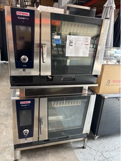 NEW in box Rational 12 tray Gas Combi ovens WiFi Smart iCombi Pro Double Stack commercial restaurant nsf only 2 Stacks left