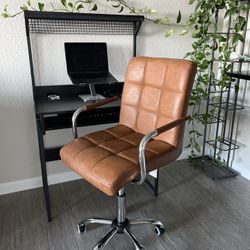 Vintage Brown Computer chair 