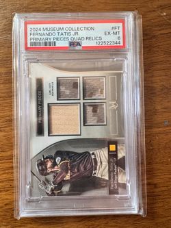 2024 Museum Collection Fernando Tatis Jr. Primary Pieces Quad Relics PSA 6