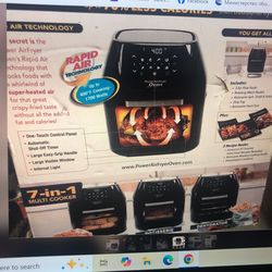 7 in 1 Multi Cooker,Power Air Fryer Oven 