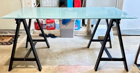 Ikea glass desk