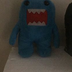 Blue Licensed Domo Kun Plush 