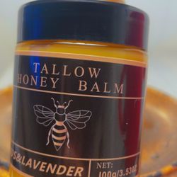 Honey Tallow Balm – a rich, nourishing blend of pure beef tallow