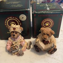 $15 for Both- 1999 & 1993 Boyd’s Bears, Rosemary Bearhugs and Wilson with Love Sonnets