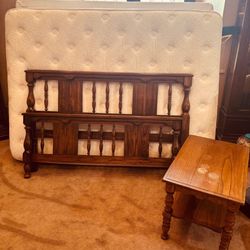 Solid Wood Queen, Size Bed