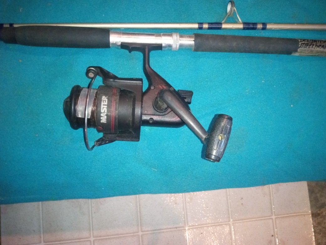 Fishing Pole For Large Fish Salmon Steal Head