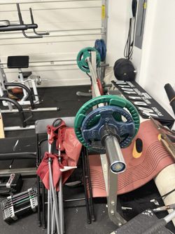 Bench Press, Weights, Bar