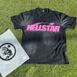 AUTHENTIC HELLSTAR SHIRT AND AMIRI JERSEY