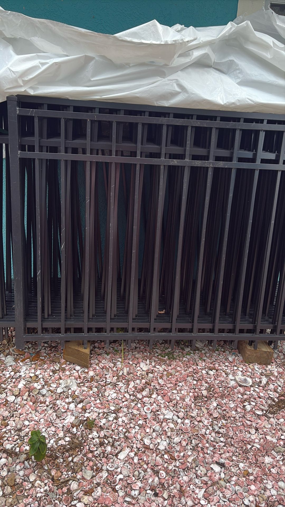 Black Aluminum Fence
