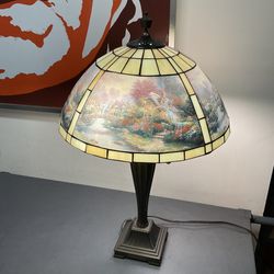 Thomas Kinkade Table Lamp Painter Of Light