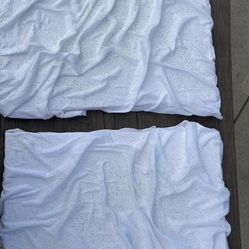 Textured minimalist Fabric Wall Art Panels / DIY Canvas Art (Set of 2)