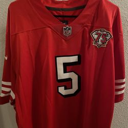Men’s XL Trey Lance San Francisco 49ers Jersey