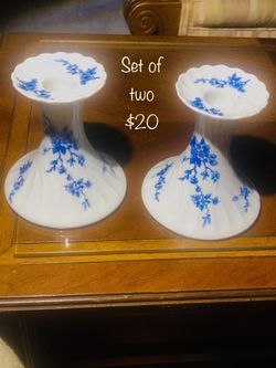 Haviland Limoges candle holders