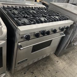 Viking Professional 36” Gas Range 6 Burners 