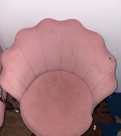 Pink Vanity Chair