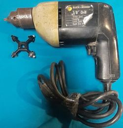 Vintage Black & Decker 3/8" Corded Electric Drill