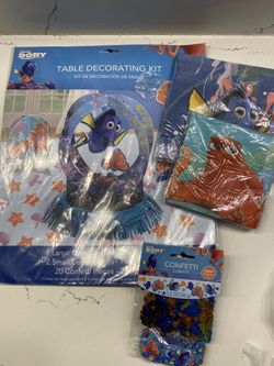 Finding Dory themed party supplies