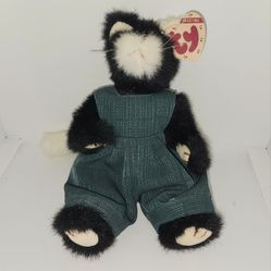 Vintage 90s TY plush Attic Treasures Purrcy the cat with tag