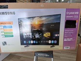 Best deals. 55" screen led smart 4k ultra HDTV by Samsung crystal. 2025 model.