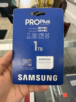 Brand New Seal Samsung Pro Plus 1TB SD Card with adapter