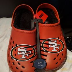 49ers Crocs 