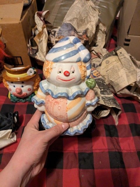Vintage Clown Coin Bank