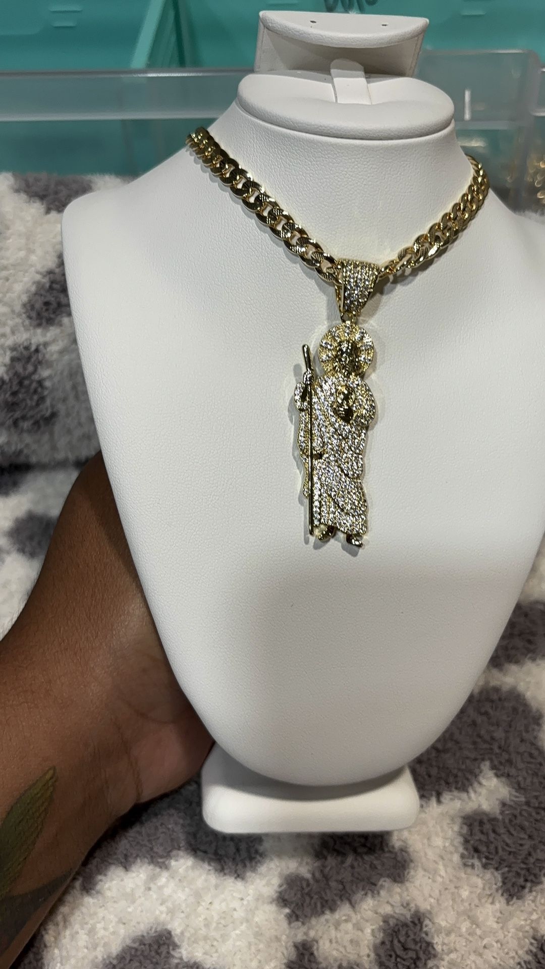 San Judas Tadeo Gold Plated