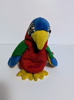 Ty Beanie Baby Jabber the Parrot Plush Vintage 1996